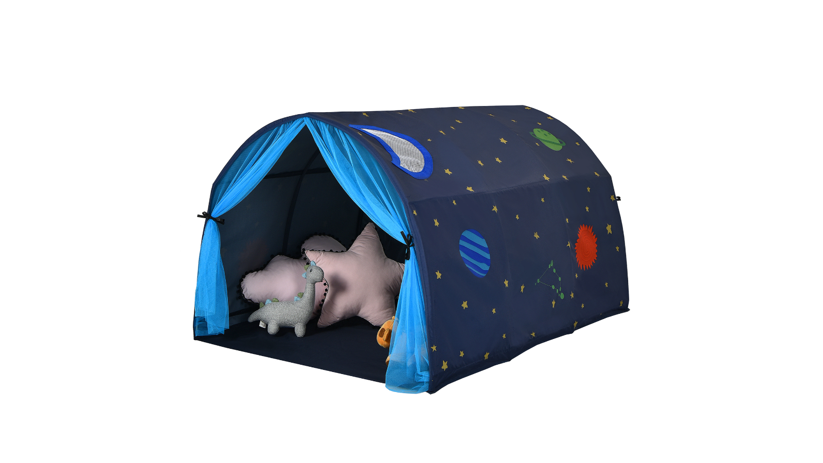 Costway Portable Bed Tent Playhouse with Mosquito Net and Carry Bag - 1.4 x 1metre