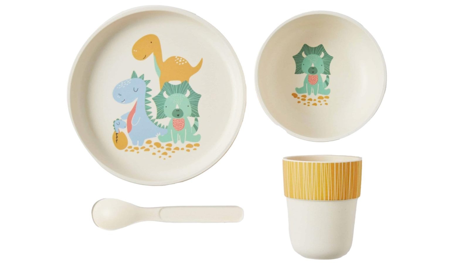Jiggle & Giggle 4 Piece Whimsical Dinner Set - Assorted
