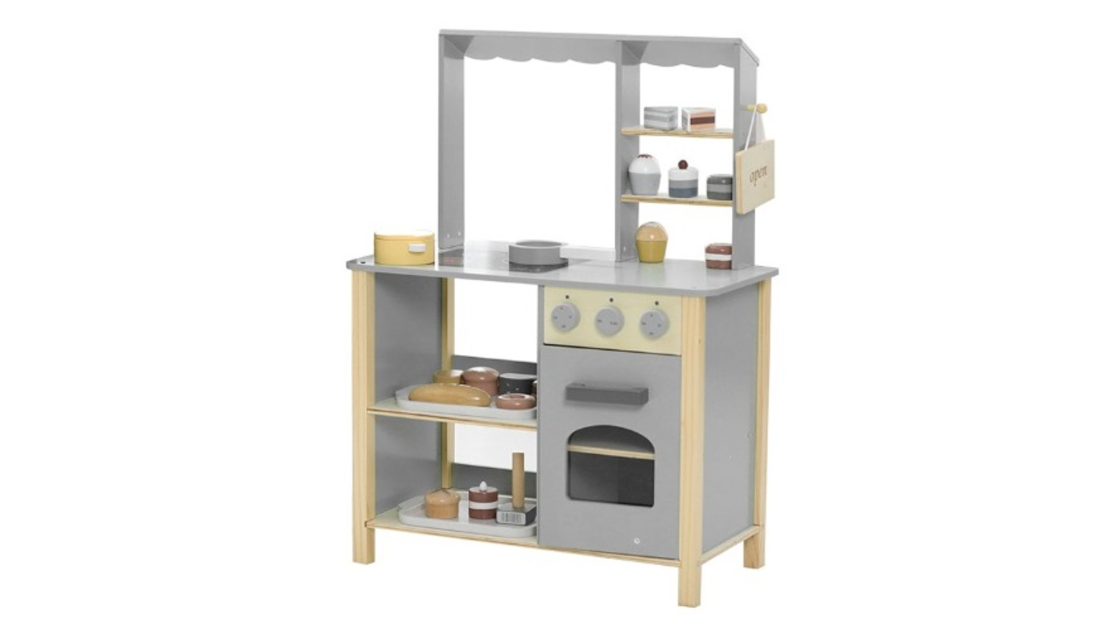 All 4 Kids Nordic Chef Pretend Kitchen and Bakery Station