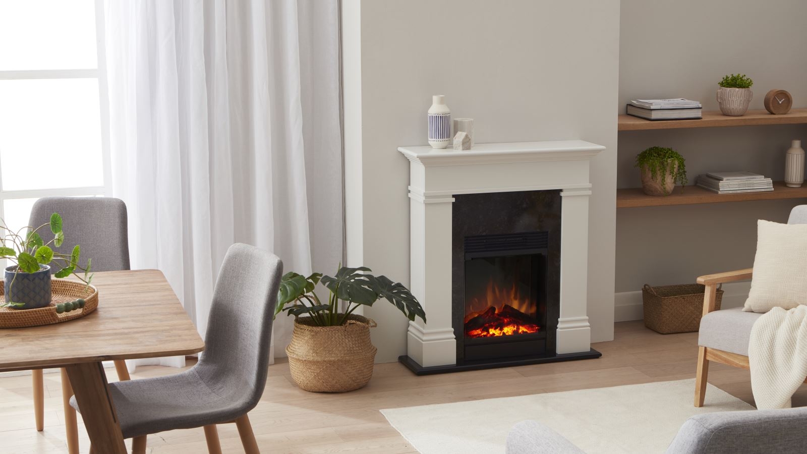 Dimplex Taylor Optiflame Mini Complete Suite Electric Fireplace 1.5kW