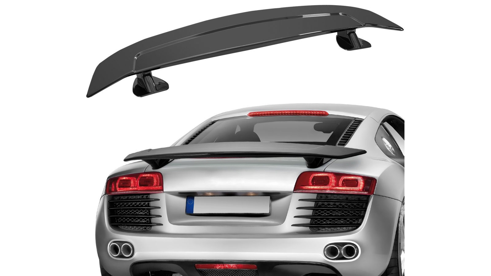 Vevor Universal Rear Spoiler 46.3-inch GT Style Trunk Wing for Sedans and Coupes