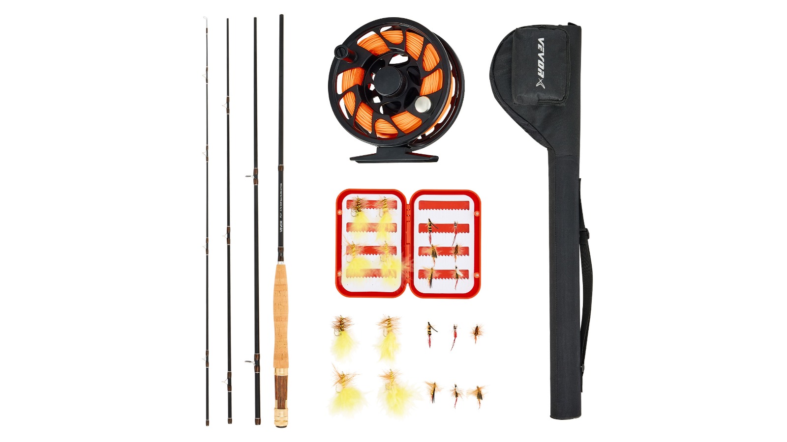 Vevor Fly Fishing Combo Kit with Rod Bag