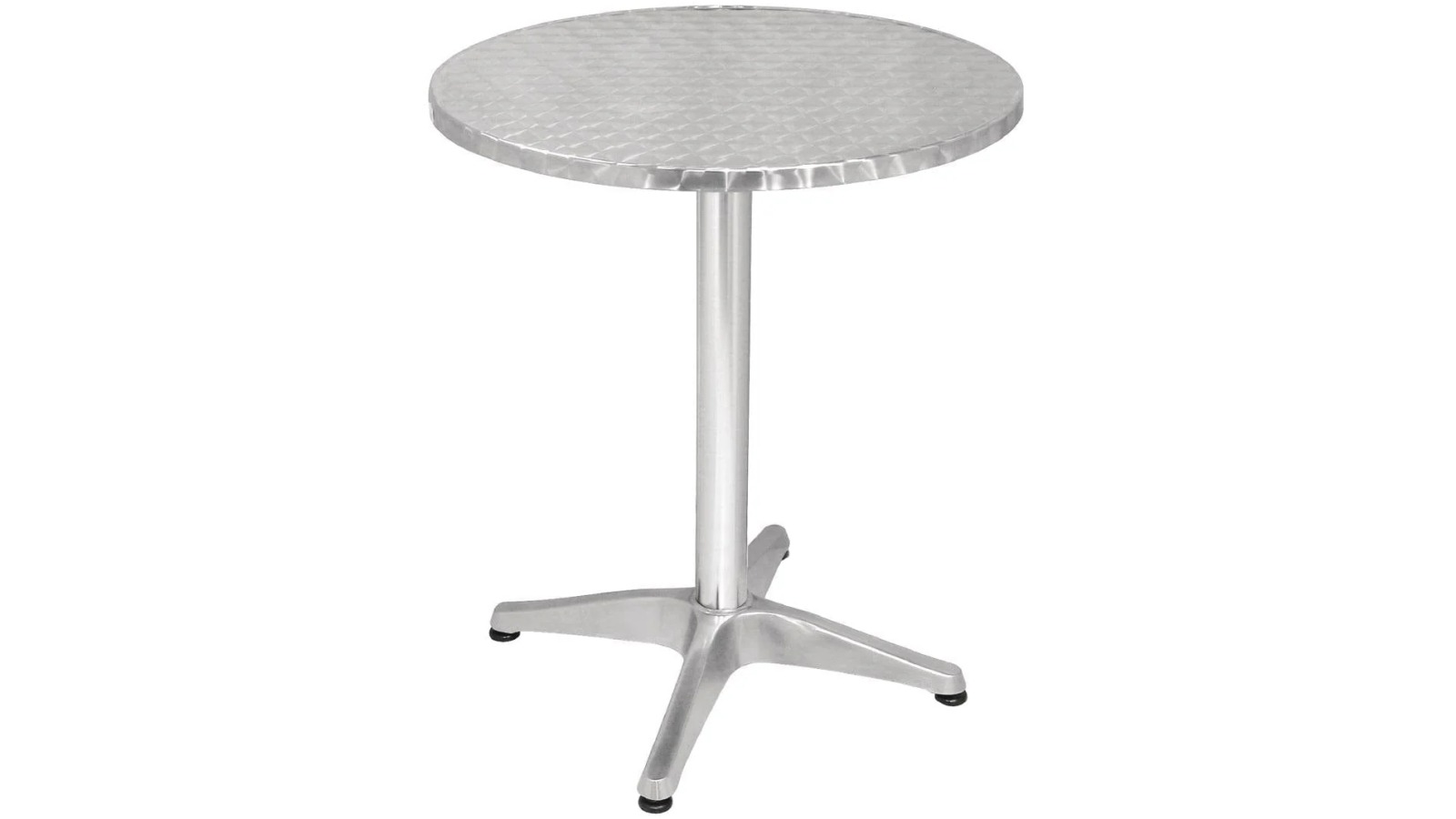 Bolero 60cm Stainless Steel Round Bistro Table