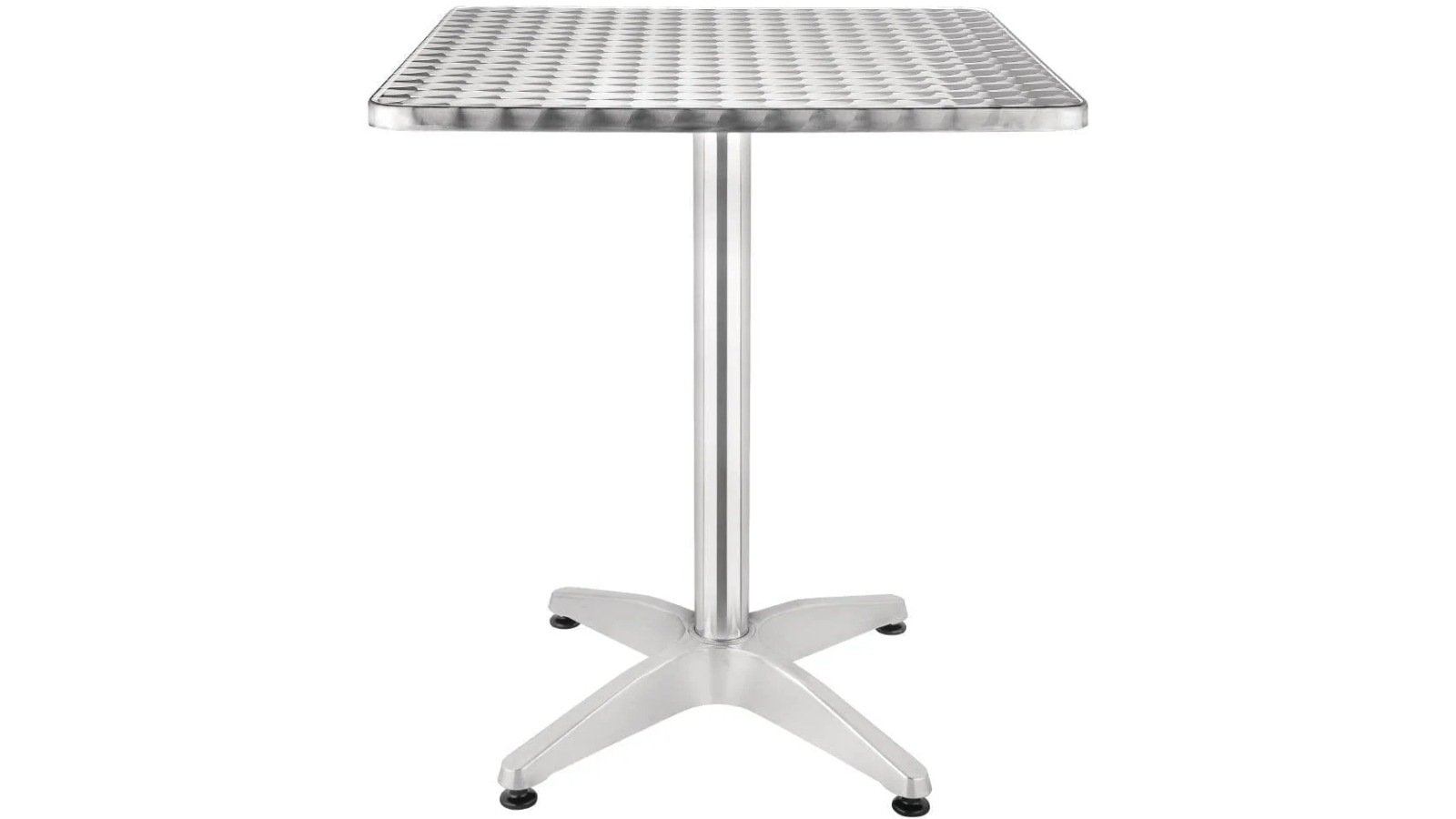 Bolero 60cm Stainless Steel Square Bistro Table