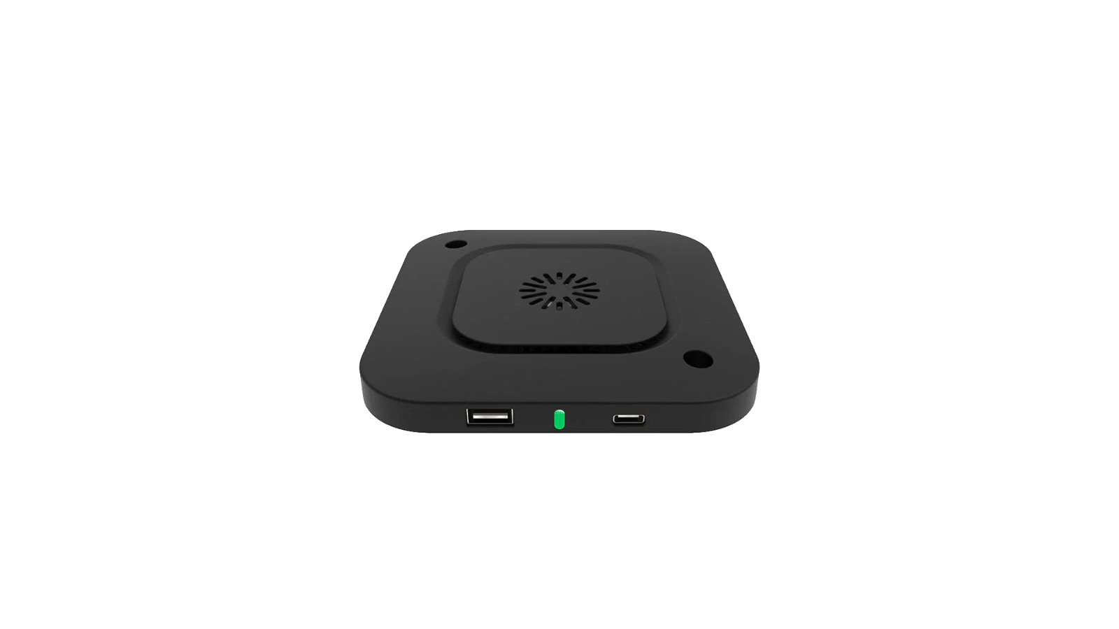 Desky Hidden Under Desk Wireless Charger - Black