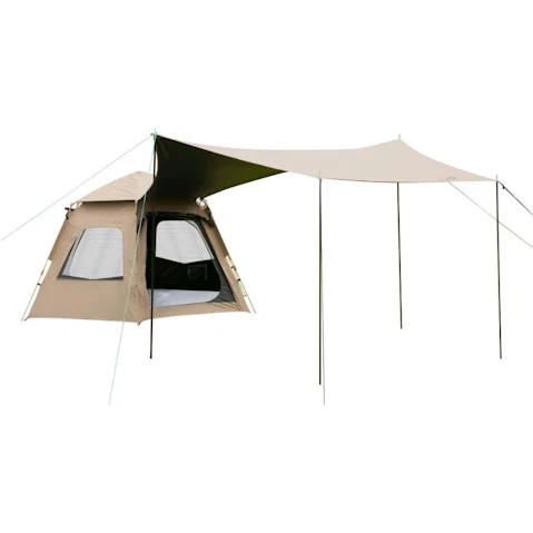 Mountview Canopy Camping Tarp 5-8 Person Ground Mat Pop-up Tent