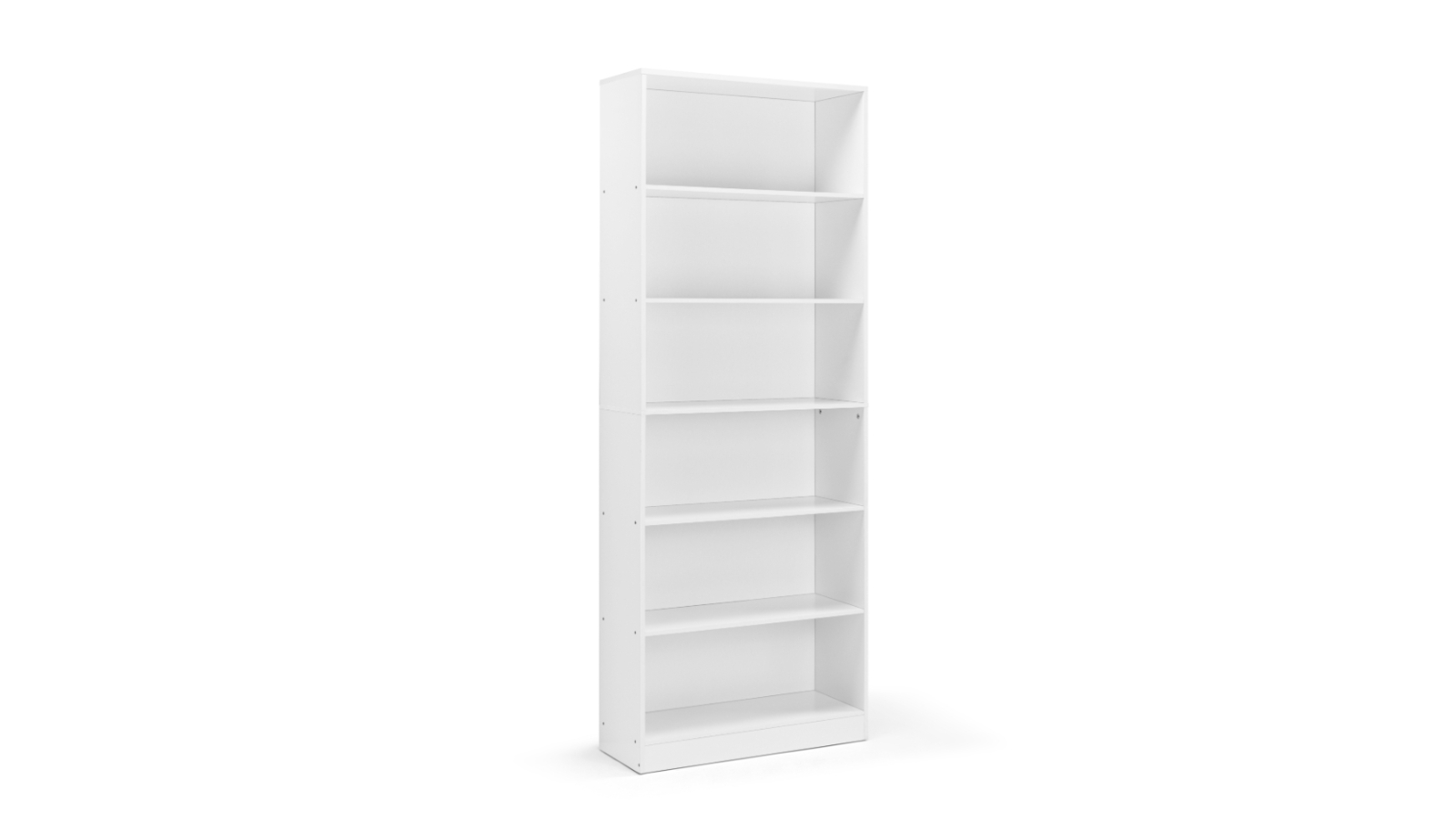 Kodu 78cm Storage Display Belle Bookshelf Display Cabinet 6-Tier Bookcase - White