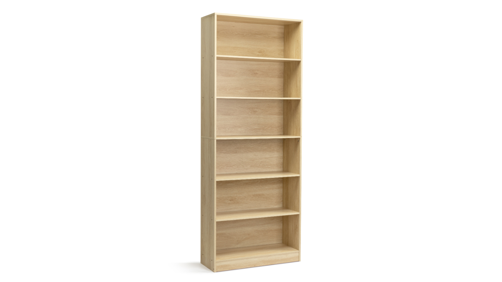 Kodu 6-Tier 78cm Belle Bookshelf - Oak 