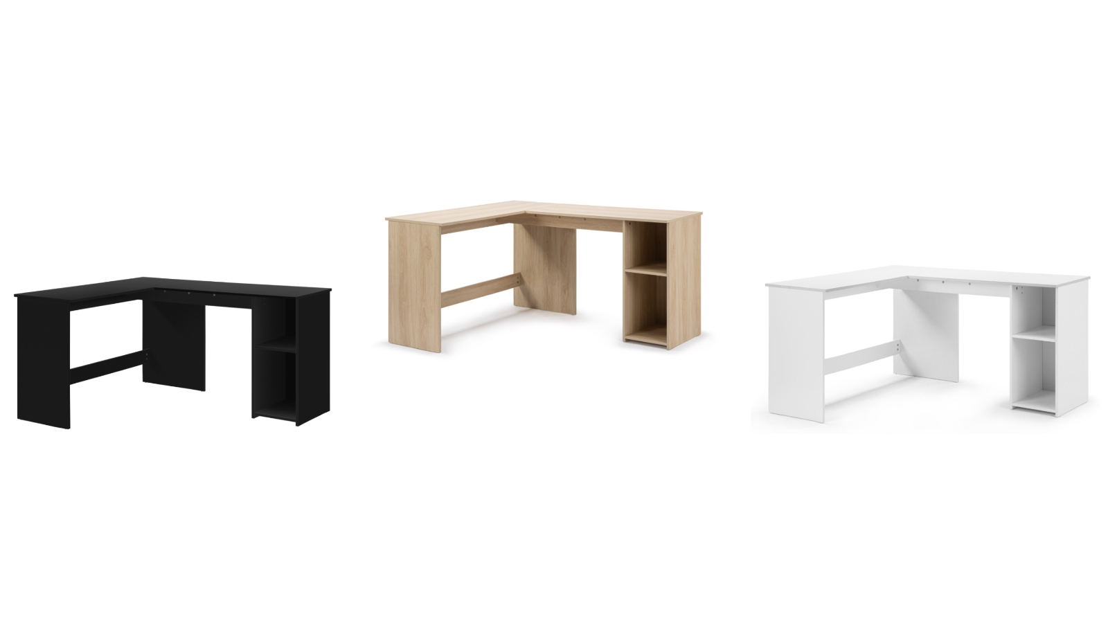Kodu 145 x 120 Garrett L-Shaped Study Home Office Desk