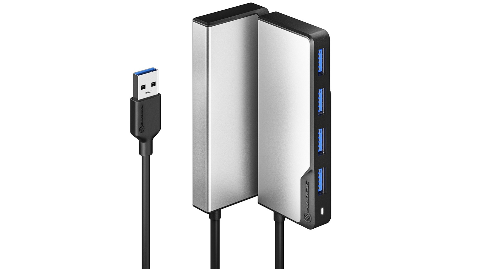 Alogic USB-A Fusion SWIFT 4-in-1 Hub - Space Grey