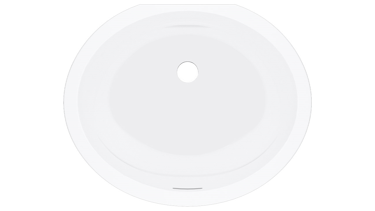 Victoria & Albert Laceno 49 Basin - Matte White