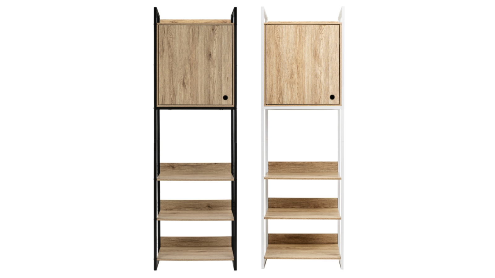 Kodu Jones Wardrobe Clothes Storage 1 Door and 3 Shelve