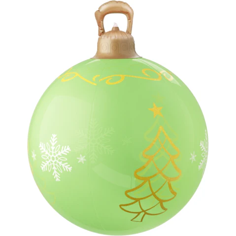 Jingle Jollys Inflatable LED Green Tree Bauble - 60cm