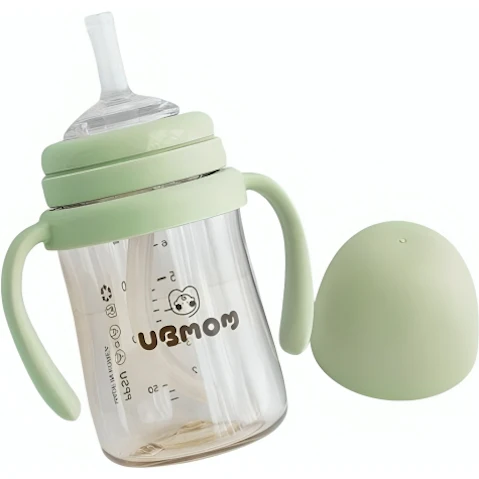 Ubmom 200ml Signature PPSU Straw Cup - Melon