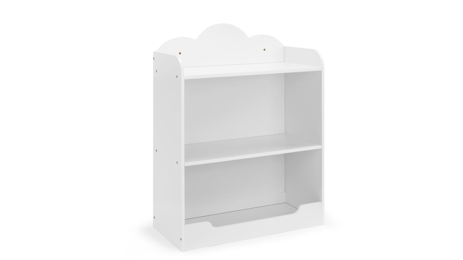 Kodu Open Shelving 3-Level Cloud Kids Bookcase Bookshelf - White