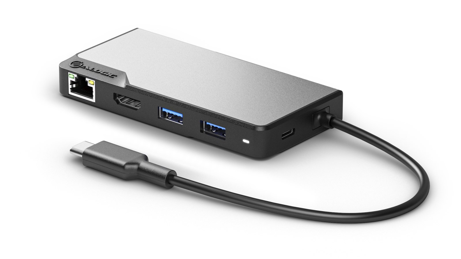 Alogic USB-C Fusion MAX 6-in-1 Hub V2 - Space Grey