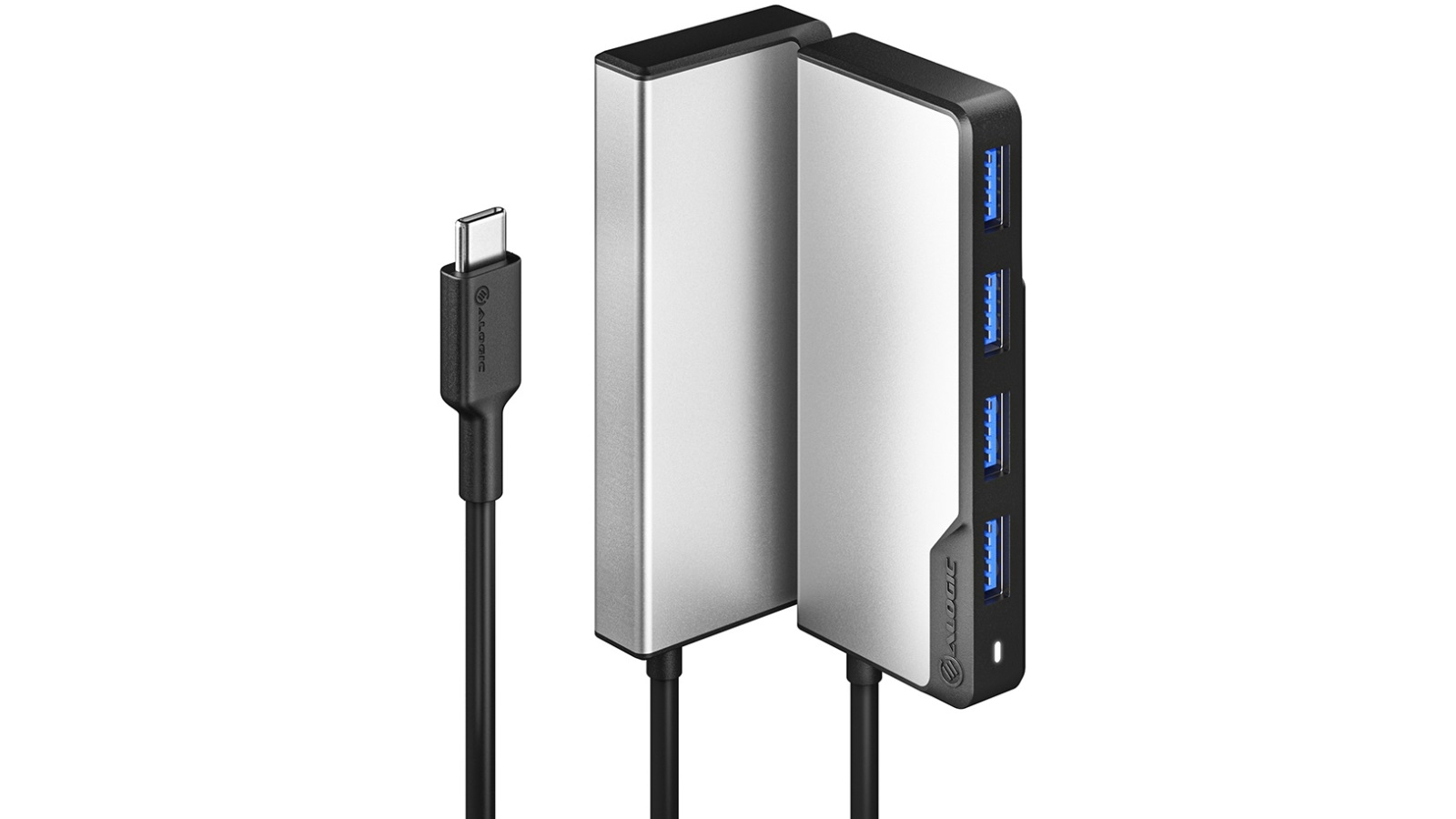 Alogic USB-C Fusion SWIFT 4-in-1 Hub - Space Grey