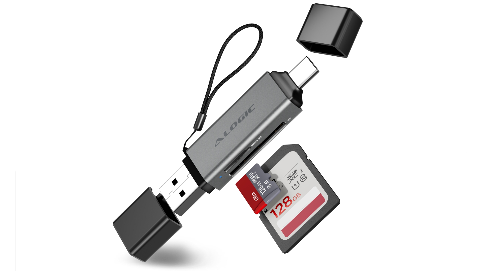 Alogic Flash Mini Universal 2-in-1 USB Card Reader