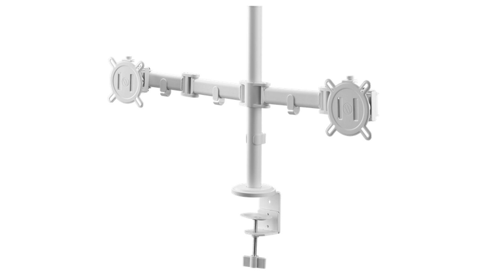 One For All Monitor Arm Smart White Dual