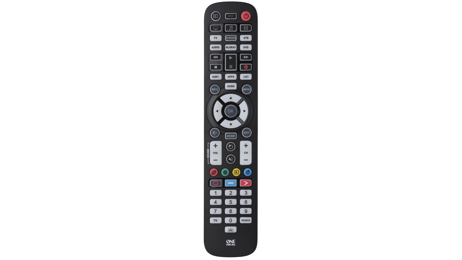 One For All Essential 6 Device Universal Remote Control Harvey Norman