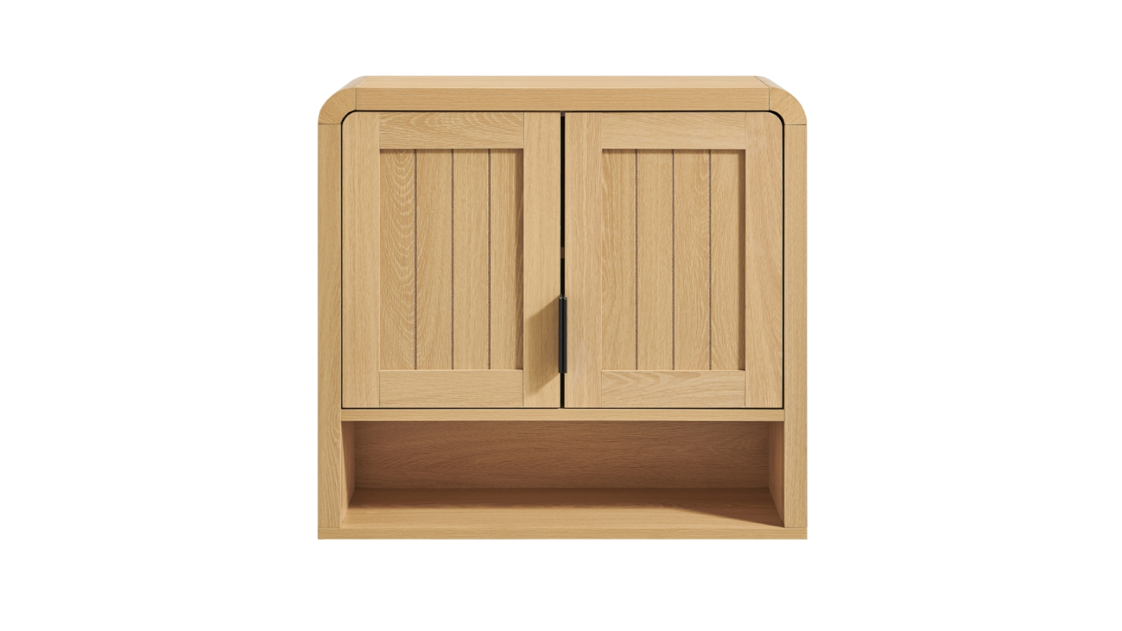 Kodu 2-Door Roy Wall Mount Hanging Cabinet - Oak