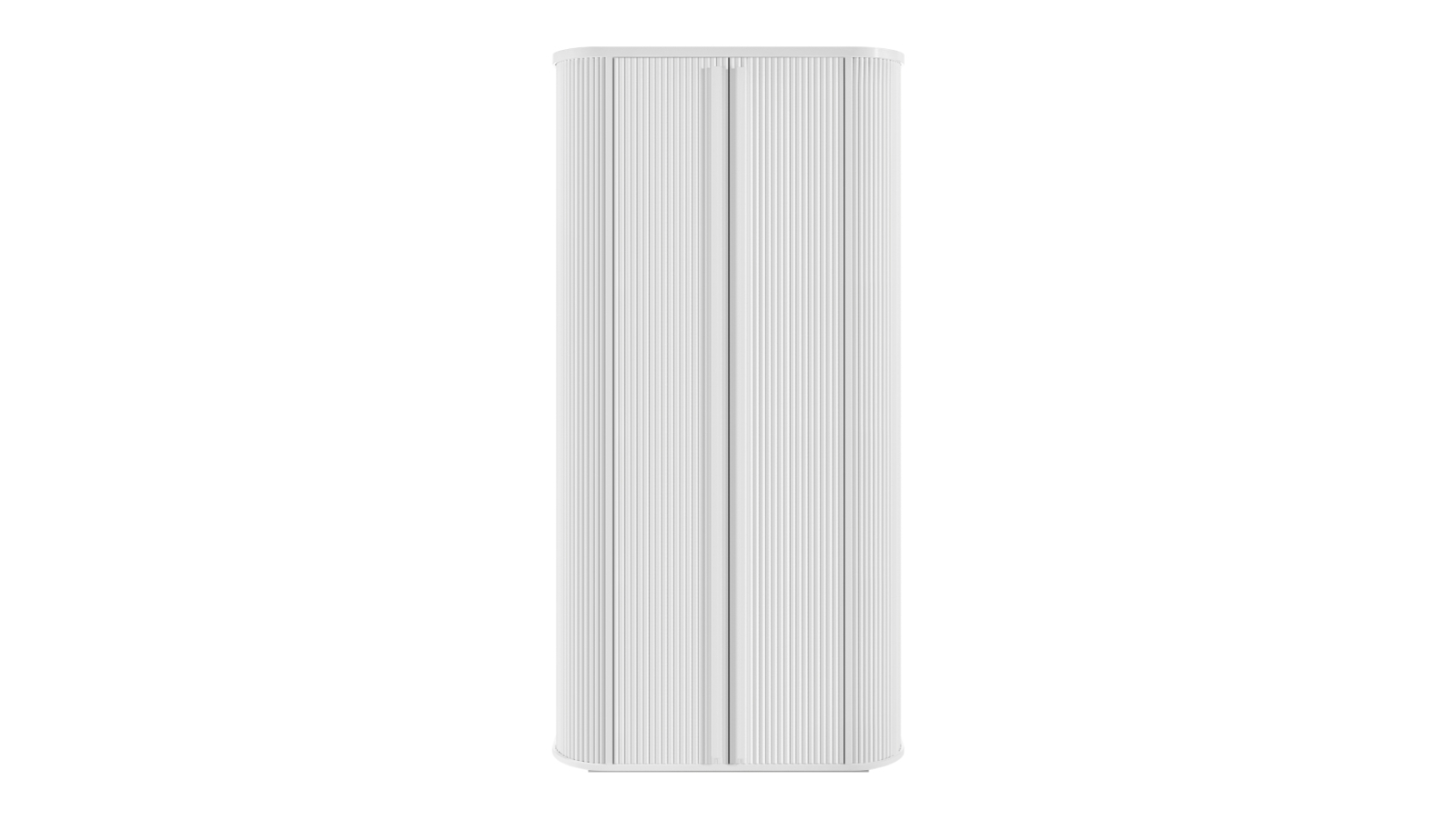 Kodu 2-Door Orla Tall Storage Cabinet - White