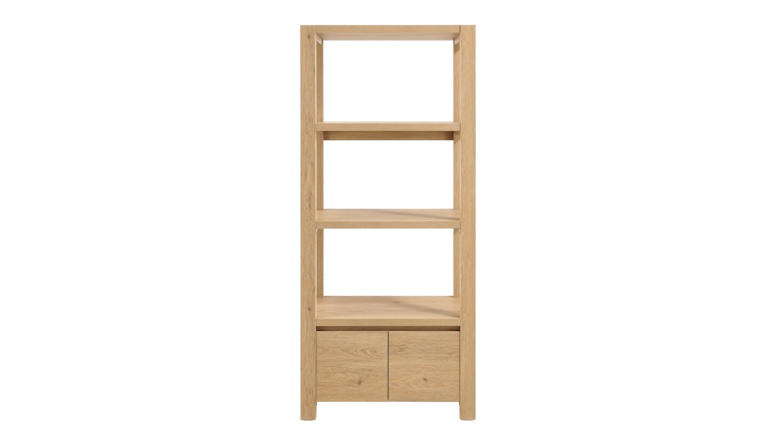 Kodu 3-Shelve 2-Door Marla Bookcase - Oak