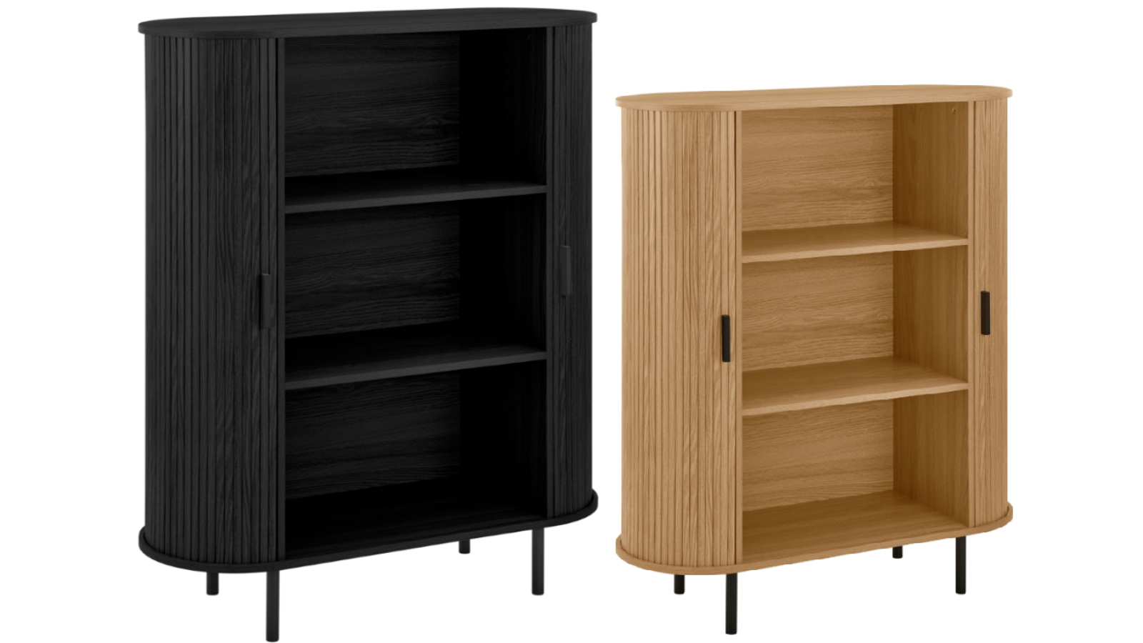 Kodu Kayla 2-Door Cabinet with 3-Level Storage