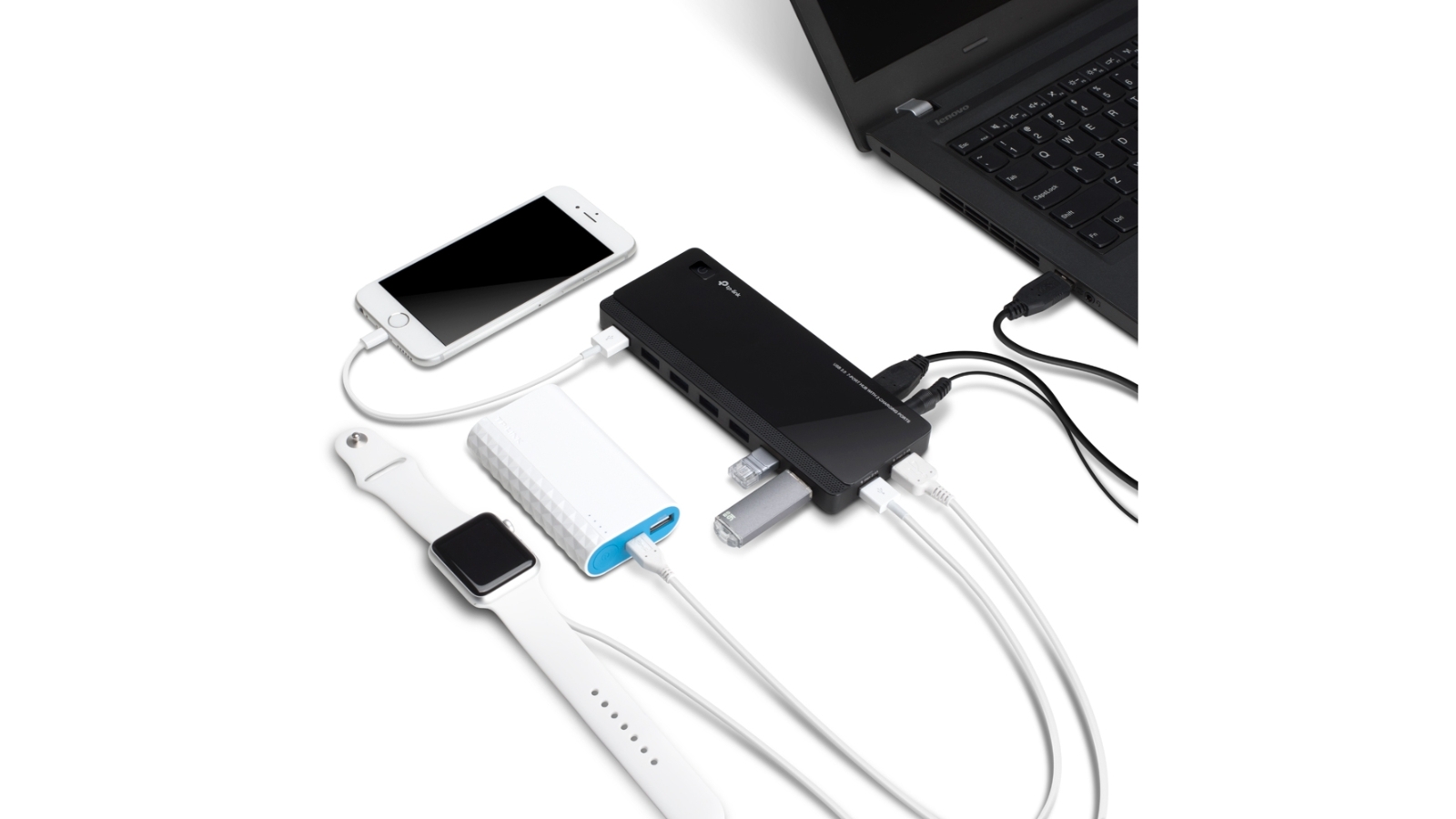 TP-Link USB 3.0 7-Port Hub with 2 Charging Ports