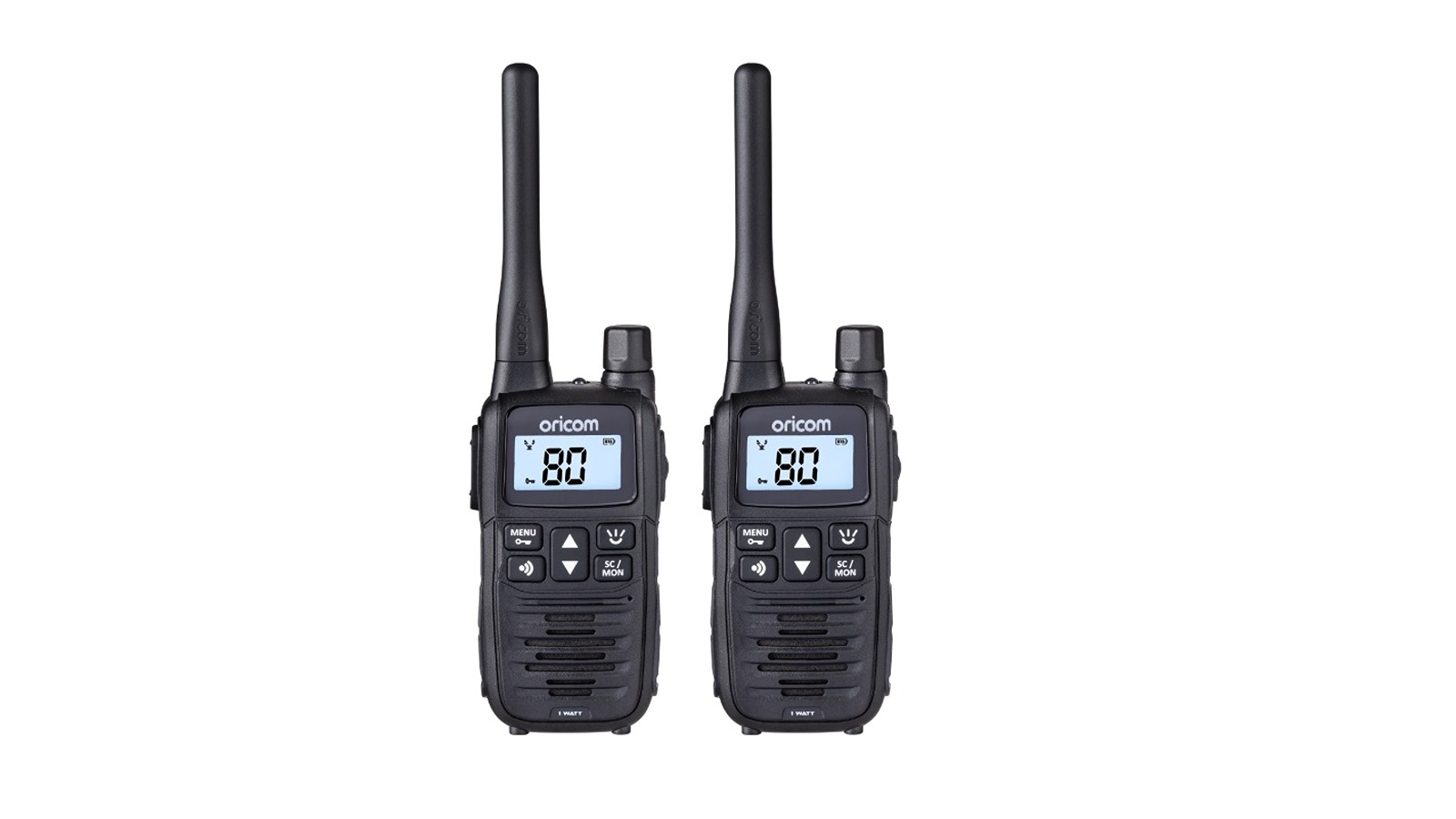 Oricom UHF1400 1W Twin Pack Handheld UHF CB Radio