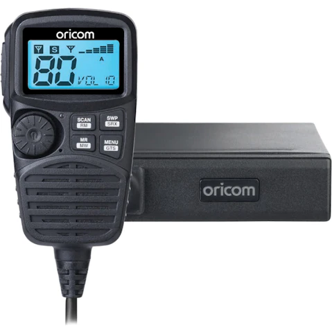 Oricom UHF350DRAH Dual Receive UHF CB Radio Pack with Antenna and Handheld
