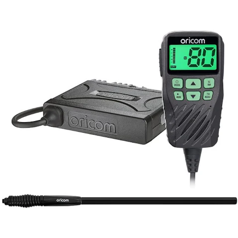 Oricom UHF360R 5W UHF Instant Replay CB Radio Pack with Antenna