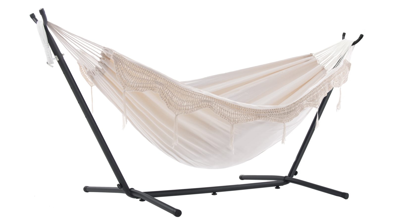 Vivere 250cm Cotton Hammock Combo - Natural