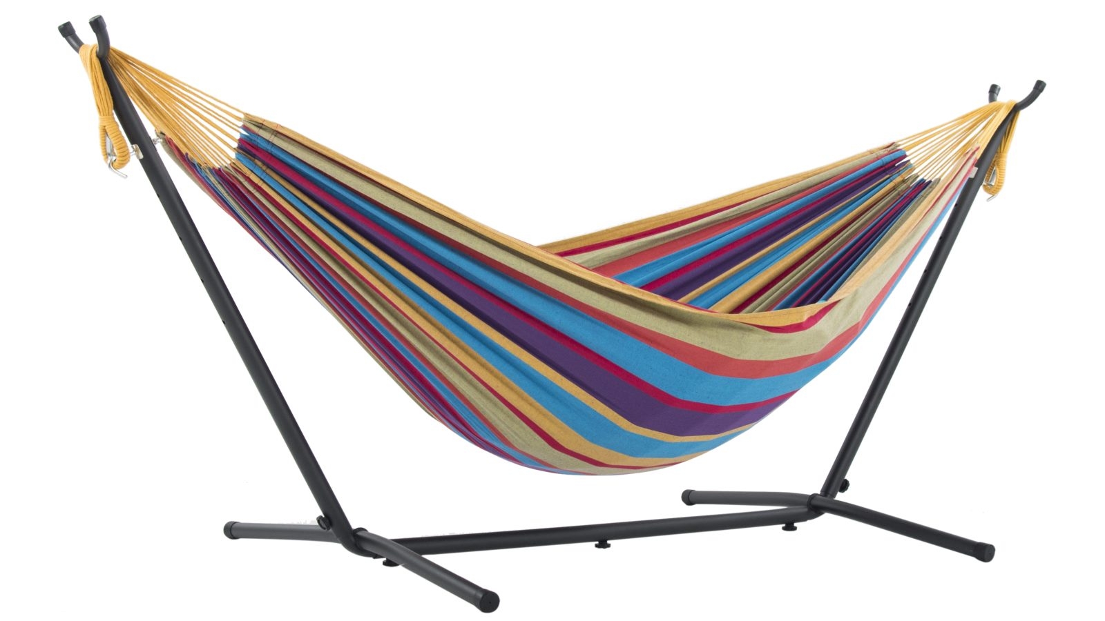 Vivere 250cm Cotton Hammock Combo - Tropical