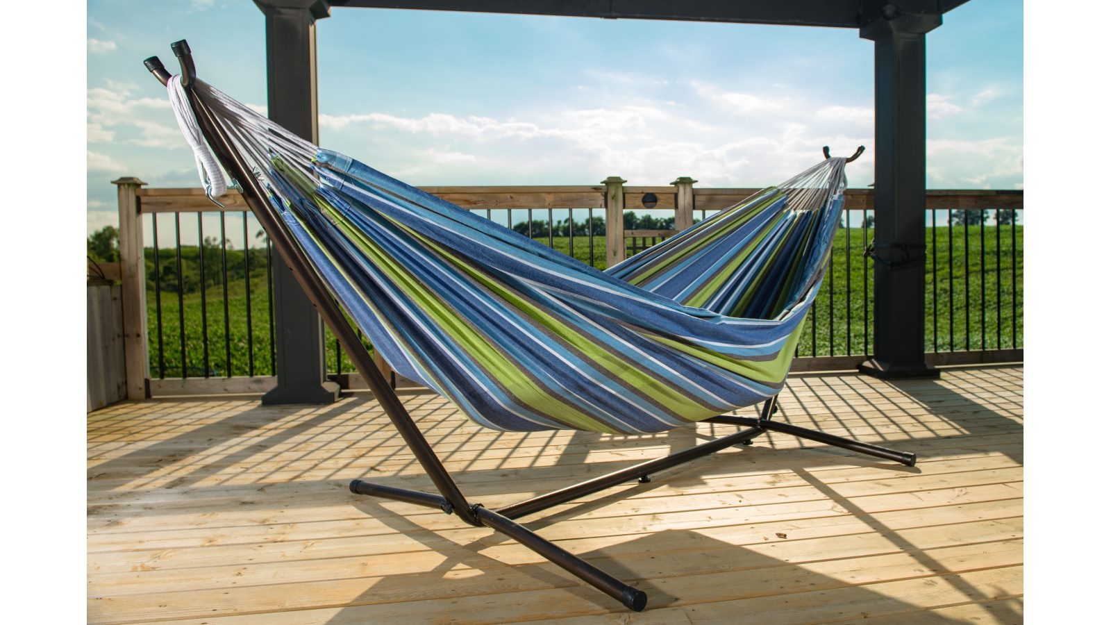 Vivere 250cm Cotton Hammock Combo Oasis