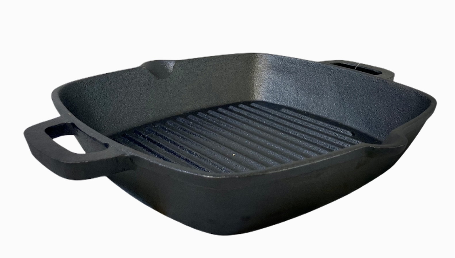 YES4HOMES 26cm Barbecue Cast Iron Fry Grill Pan