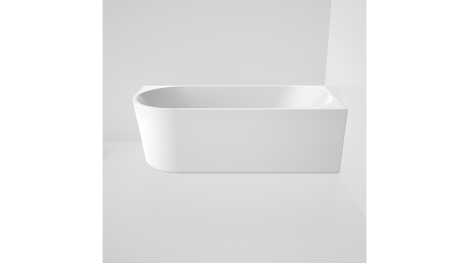 Caroma Urbane II Back to Corner Bath Right Hand Side 1700 No Overflow - Gloss White