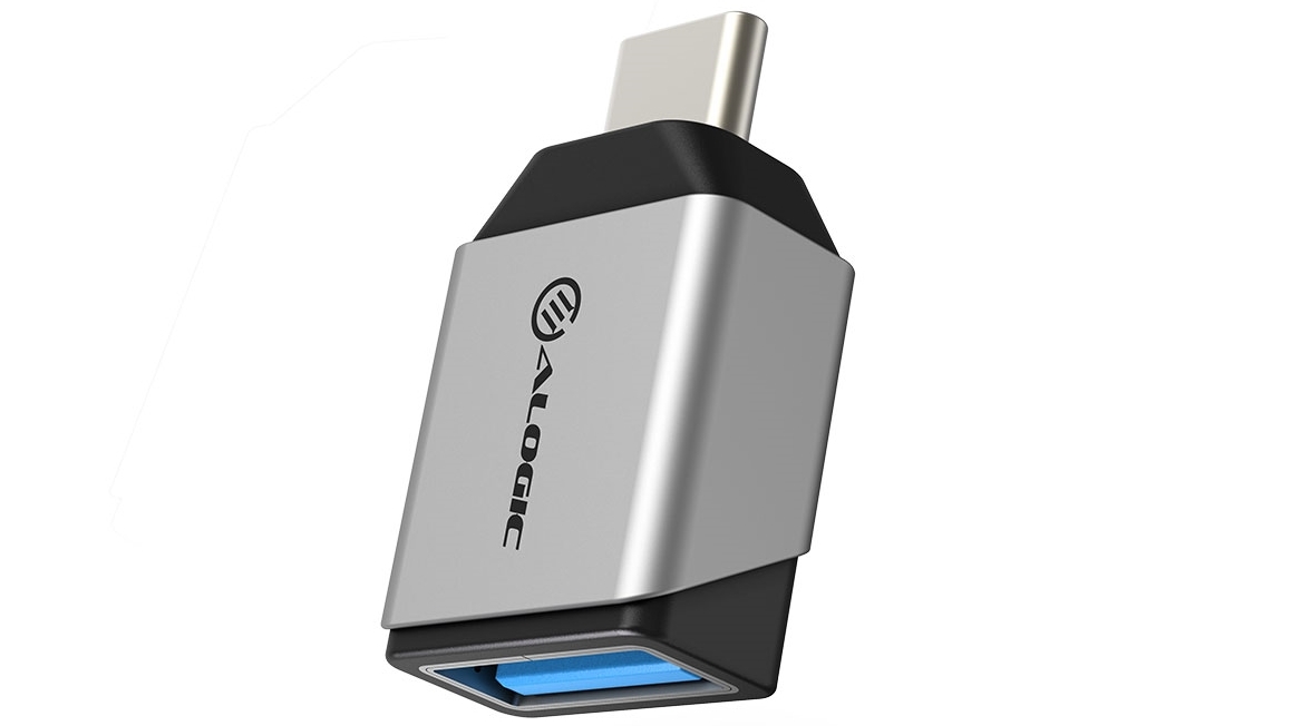 Alogic Ultra Mini USB-C to USB-A Adapter - Space Grey