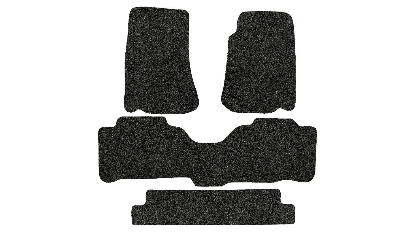 CarMatsCulture Premium Car Floor Mats for Nissan Patrol Y62 (Y62)2013-Current Shadow Black Ultimate Set (Front + Back + 3rd Rows) + Matching Boot Mat (3rd Row folded/5 seater)