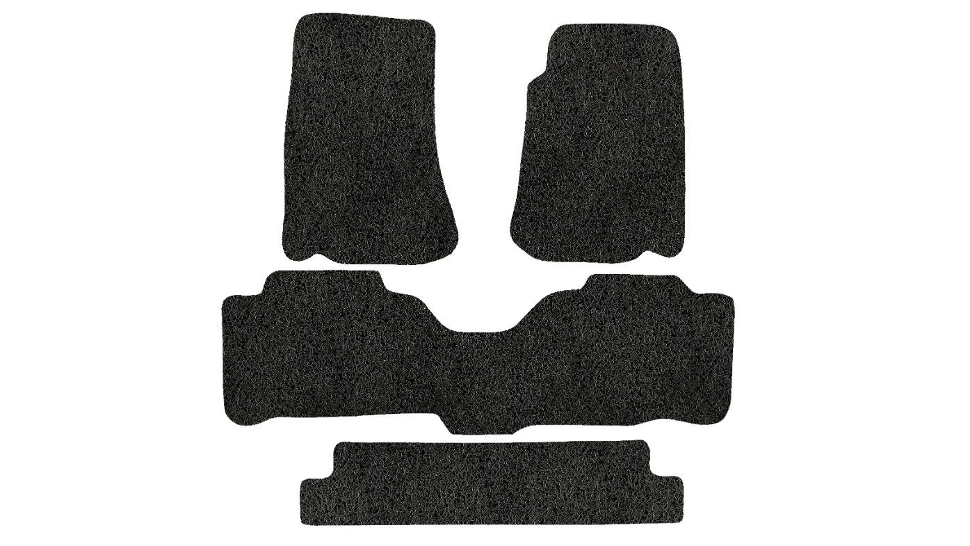 CarMatsCulture Premium Car Floor Mats for Hyundai Staria 2021-Current Shadow Black Ultimate Set (Front + Back + 3rd Rows) + Matching Boot Mat
