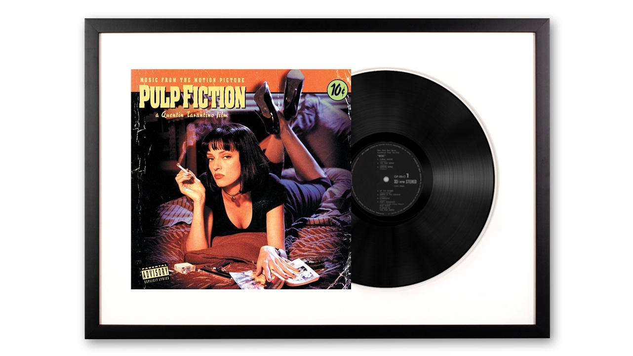 Vinyl Art Framed Various Artists Pulp Fiction Vinyl Album Art