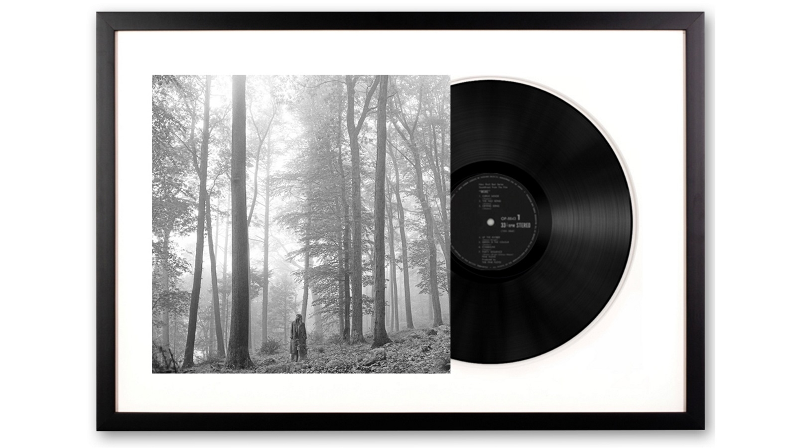 Vinyl Art Framed Taylor Swift Folklore (In The Trees Edition) Double Vinyl Album Art