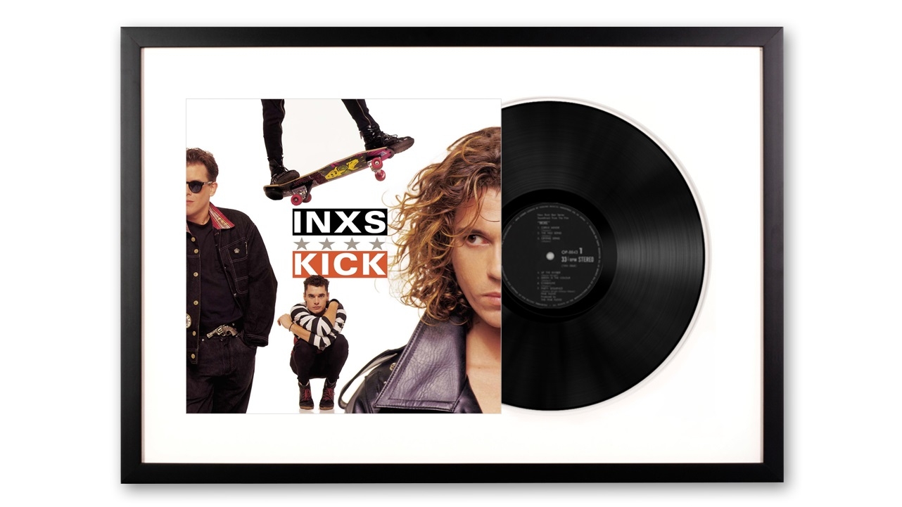 Vinyl Art Framed INXS Kick Vinyl Album Art