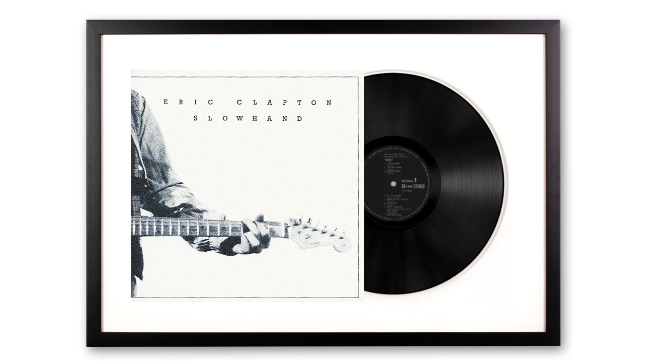 Vinyl Art Framed Eric Clapton Slowhand 35th Anniversary Vinyl Album Art