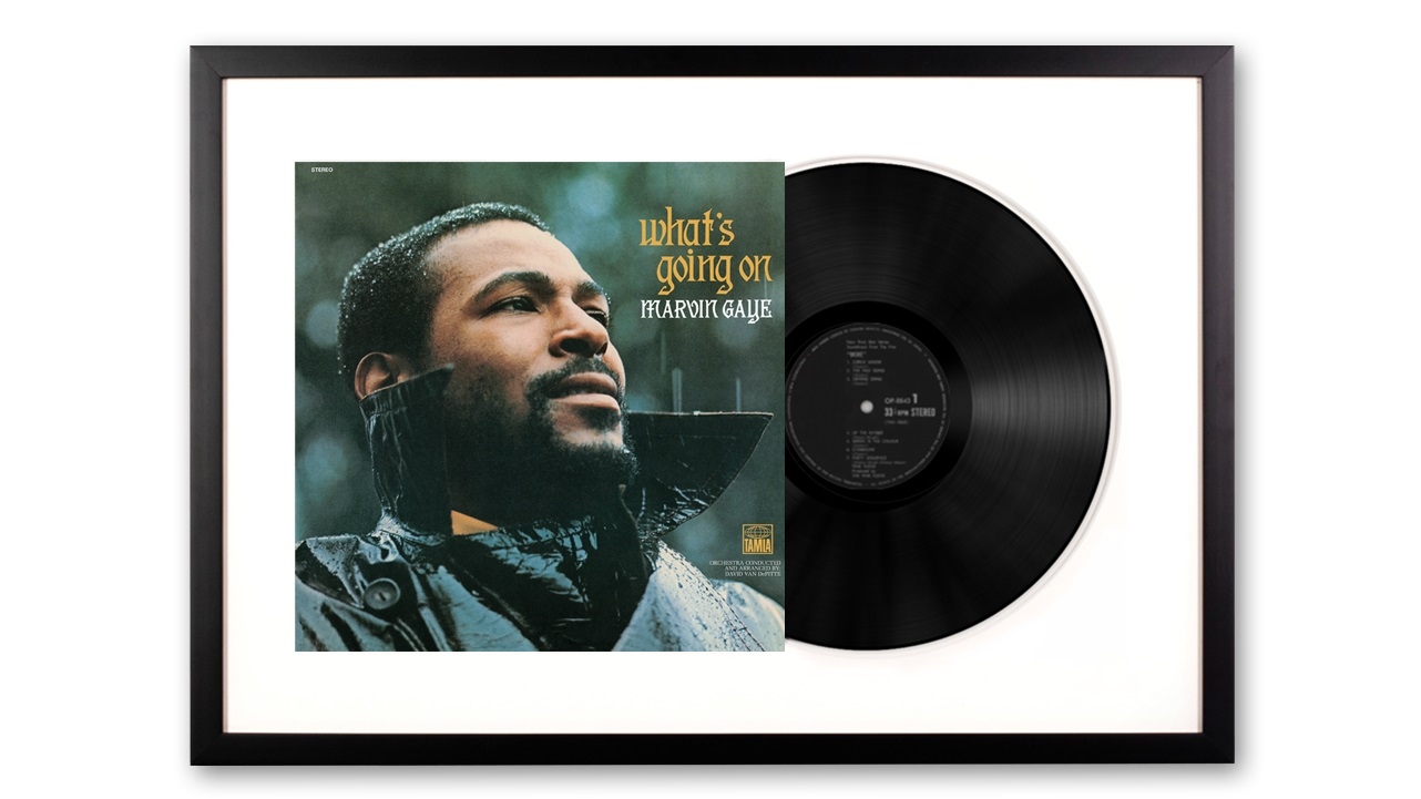 Vinyl Art Framed Marvin Gaye What's Going On Vinyl Album Art