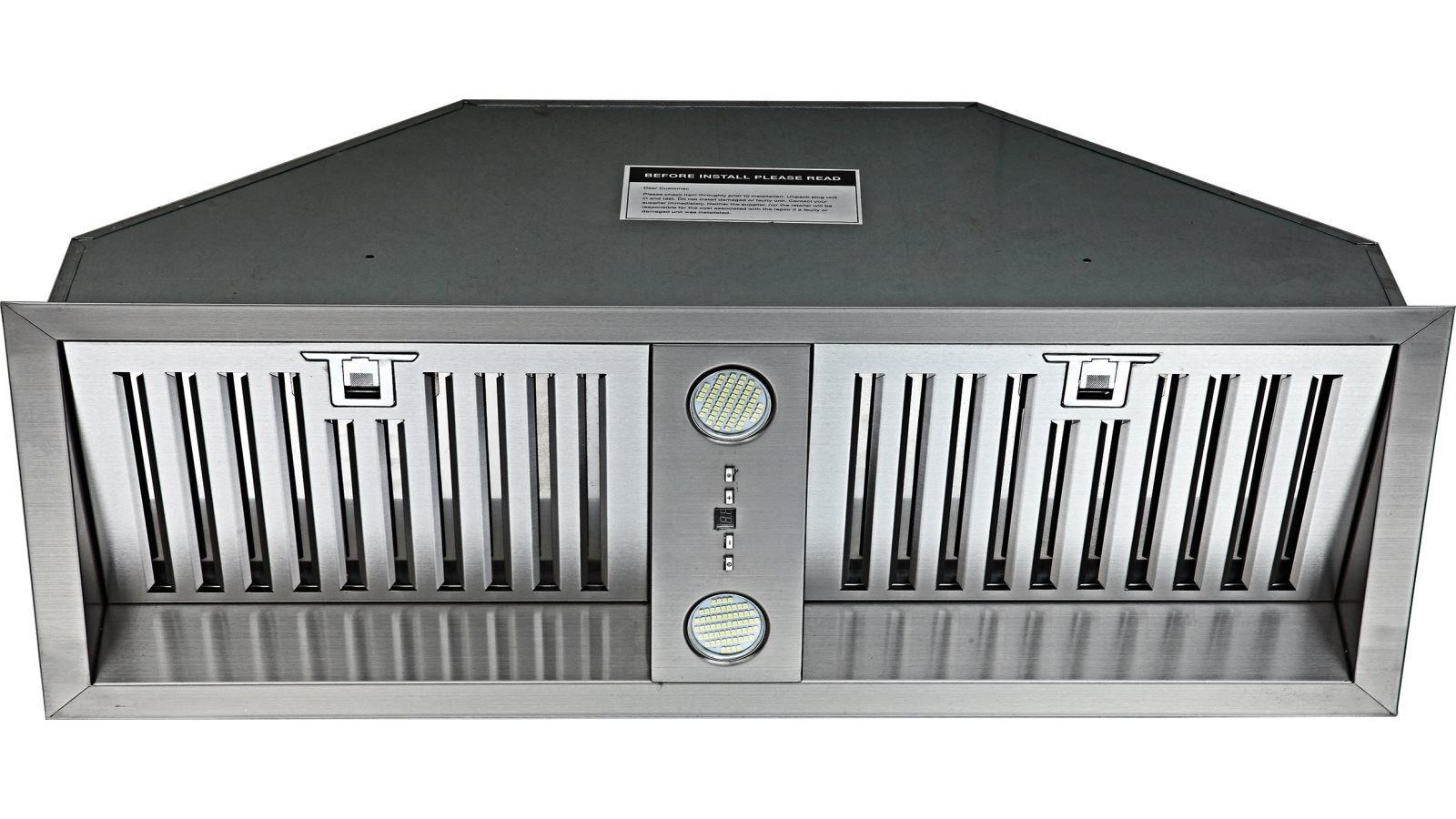 Schweigen 90cm Soft-Touch Control Silent Undermount Rangehood with Isodrive 900 External Motor