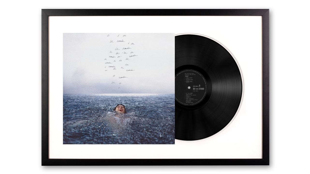 Vinyl Art Framed Shawn Mendes Wonder Vinyl Album Art