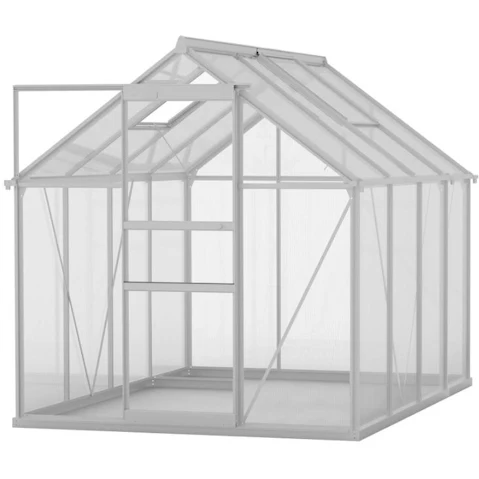 Lambu Greenhouse Aluminium Garden Plant Shed