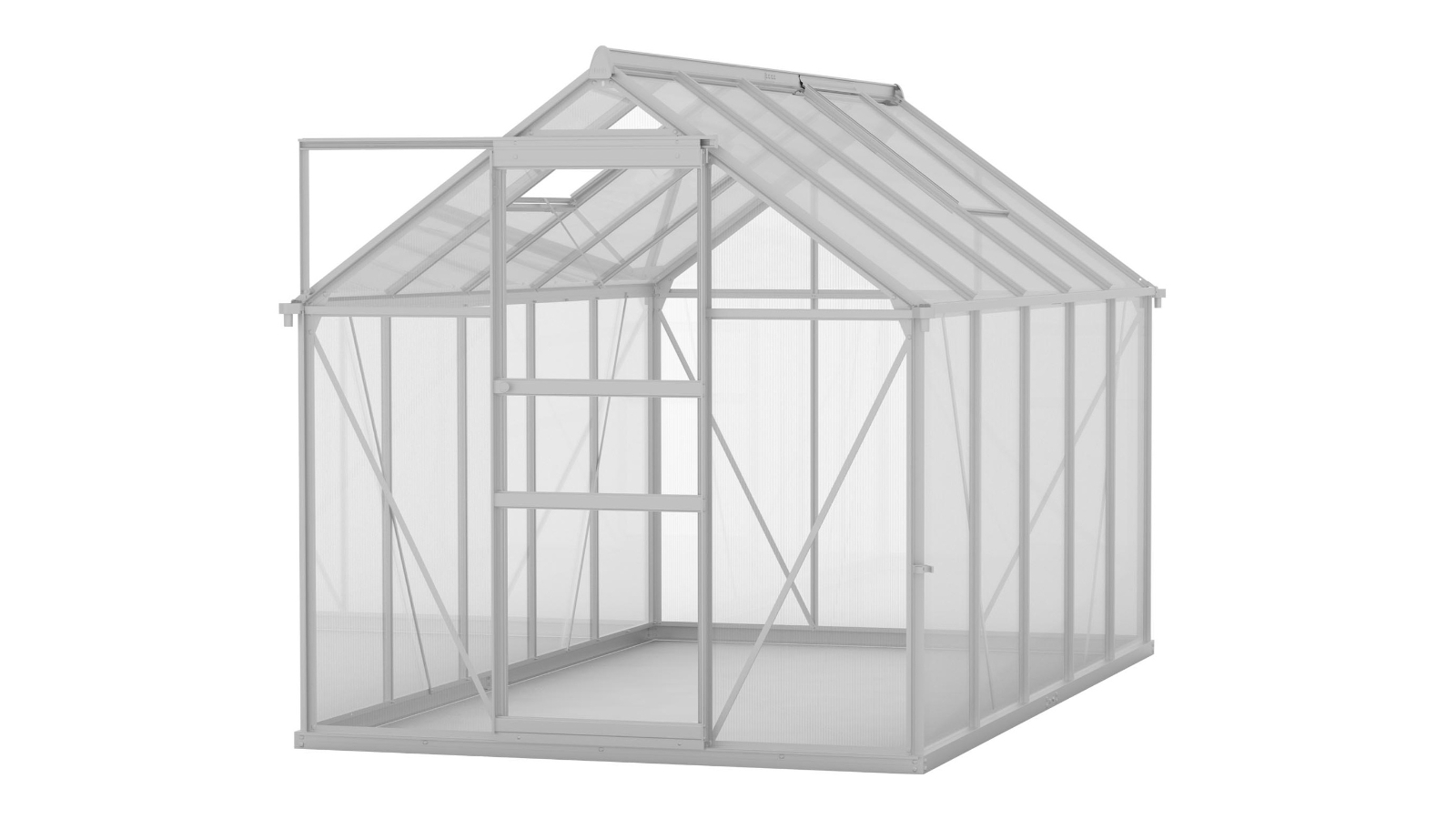 Levede Polycarbonate Aluminium Greenhouse