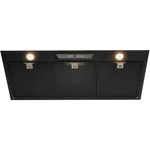 Schweigen 90cm UM1390-9BS Silent Undermount Rangehood with Isodrive 1600 External Motor - Black Steel
